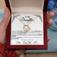 A My Cherished Daughter - Forever Love Necklace gift box from ShineOn Fulfillment, the perfect way to express Forever Love to your precious daughter.