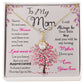 To My Mom, I Know Its Not Easy - Alluring Beauty Necklace