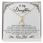 A To My Daughter, I_m Always Right Here In Your Heart - Alluring Beauty Necklace from ShineOn Fulfillment - the perfect gift in a beautiful box.