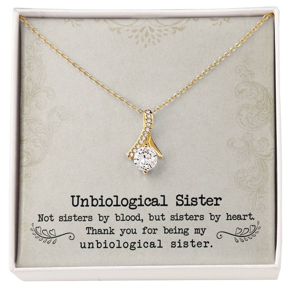 To My Unbiological Sister, Sister By Heart - Alluring Beauty Necklace
