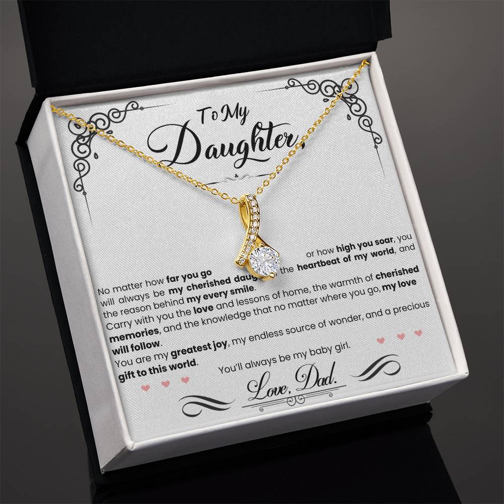 A My Beautiful Daughter - Alluring Beauty Necklace gift for my daughter from ShineOn Fulfillment.
