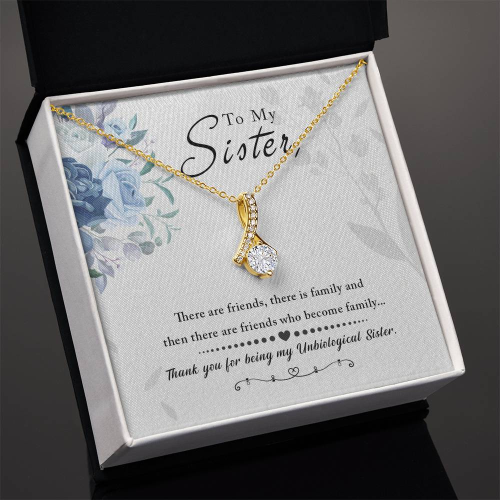 To My Sister, Thank You For Everything - Alluring Beauty Necklace