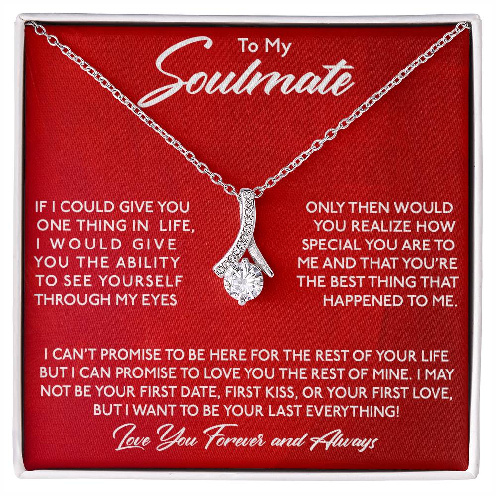 To My Soulmate, You Are Special To Me - Alluring Beauty Necklace
