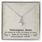 To My Unbiological Sister, Sister By Heart - Alluring Beauty Necklace