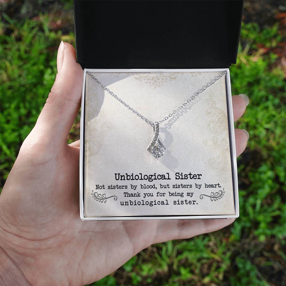 To My Unbiological Sister, Sister By Heart - Alluring Beauty Necklace