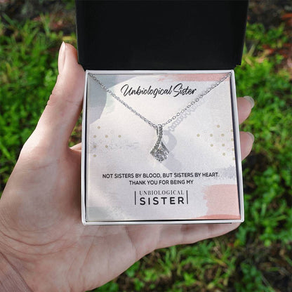 To My Unbiological Sister, Thank You - Alluring Beauty Necklace
