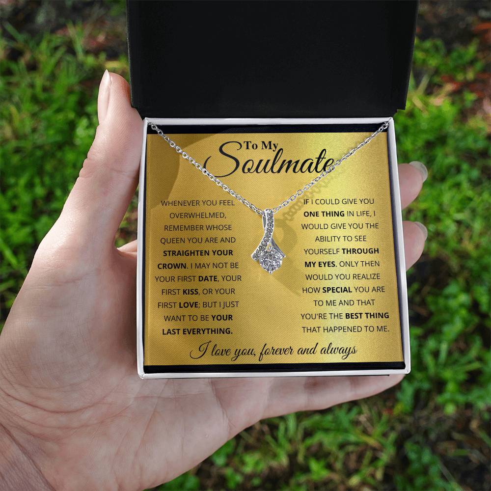 To My Soulmate, You_re The BEst Thing That Happened To Me - Alluring Beauty Necklace