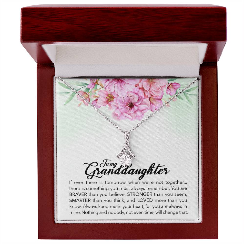 The perfect gift box with the To My Granddaughter, Always Keep Me In Your Heart, - Alluring Beauty Necklace by ShineOn Fulfillment for granddaughters.