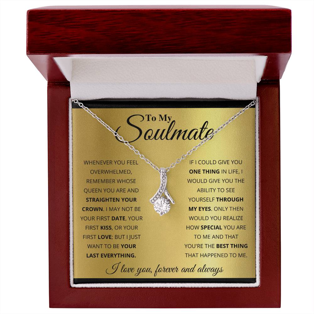 To My Soulmate, You_re The BEst Thing That Happened To Me - Alluring Beauty Necklace
