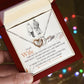 To My Wife, I Just Want To Be Your Last Everything - Interlocking Hearts Necklace