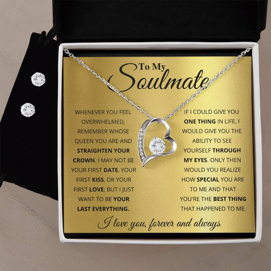 To My Soulmate, You_re The BEst Thing That Happened To Me - Forever Love Necklace