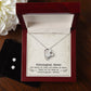 To My Unbiological Sister, Sister By Heart - Forever Love Necklace