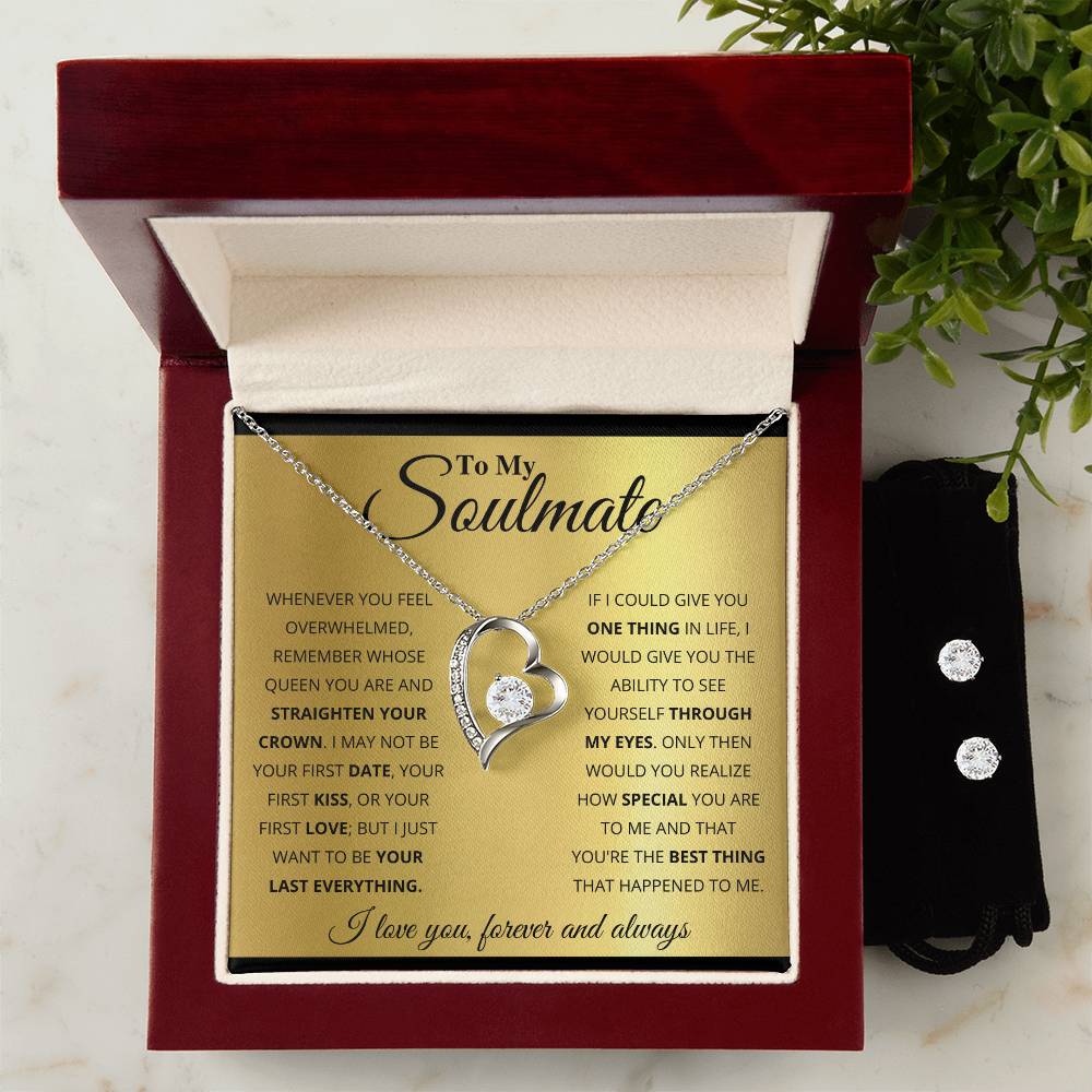 To My Soulmate, You_re The BEst Thing That Happened To Me - Forever Love Necklace