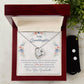 ShineOn Fulfillment's Forever Love Necklace in a wooden box.