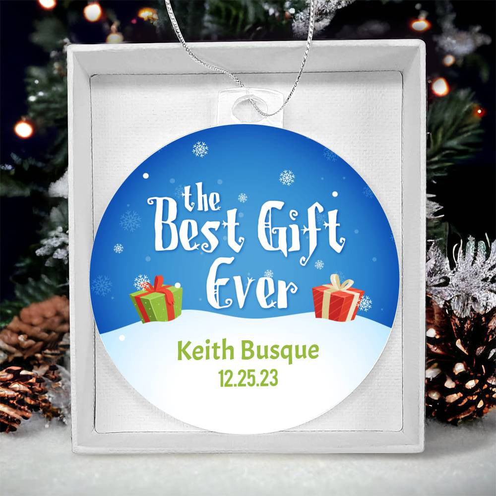 The best AnywherePOD Personalized Name Christmas Ornament, made from acrylic.