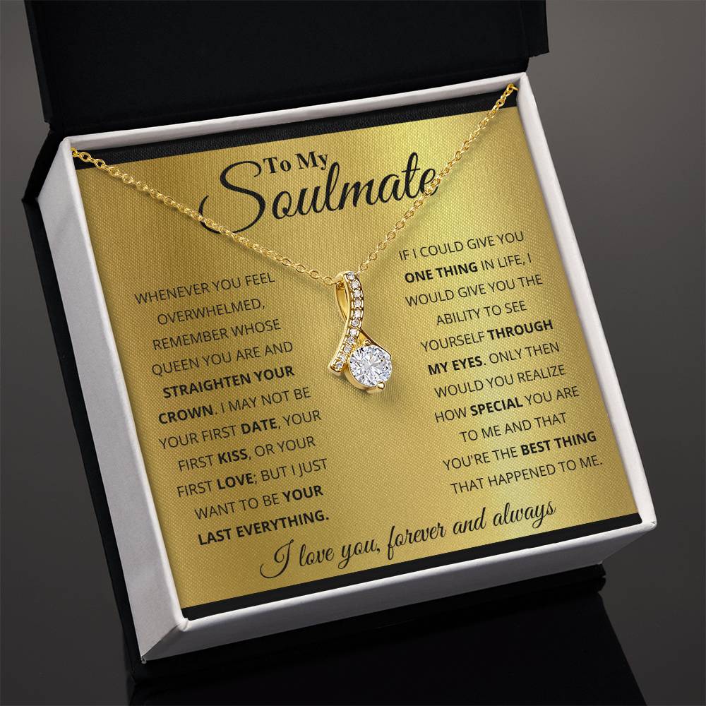 To My Soulmate, You_re The BEst Thing That Happened To Me - Alluring Beauty Necklace