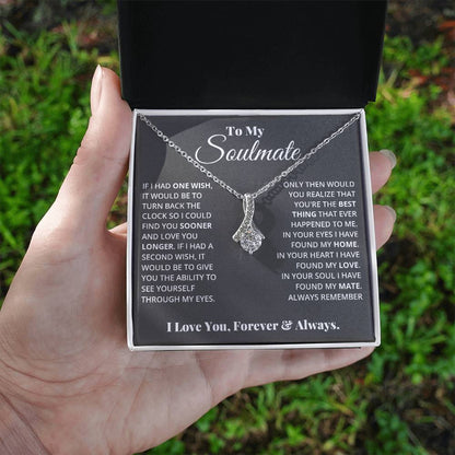 To My Soulmate, In Your Heart I Found My Love - Alluring Beauty Necklace