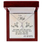 To My Wife, You Are My Queen Forever - Alluring Beauty Necklace